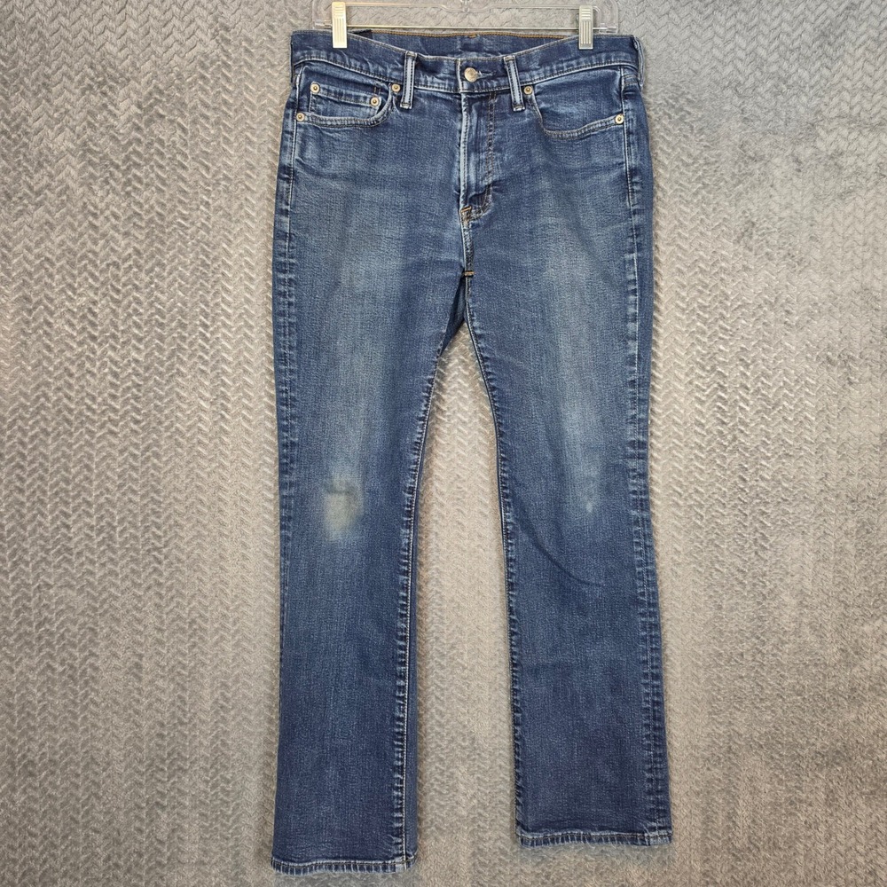 Abercrombie & Fitch Kilby Boot Stretch Jeans Mens 32x30 Medium Wash 13100125